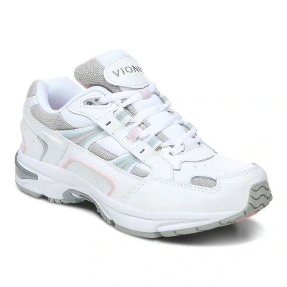 Vionic Womens 23Walk Pink Leather Athletic Shoes Size 13 M - Picture 1 of 10
